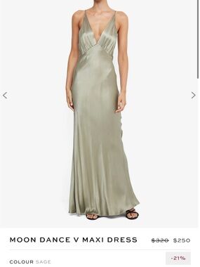 mila midi dress khaki BEC & BRIDGE Mila Midi Dress Khaki size 8